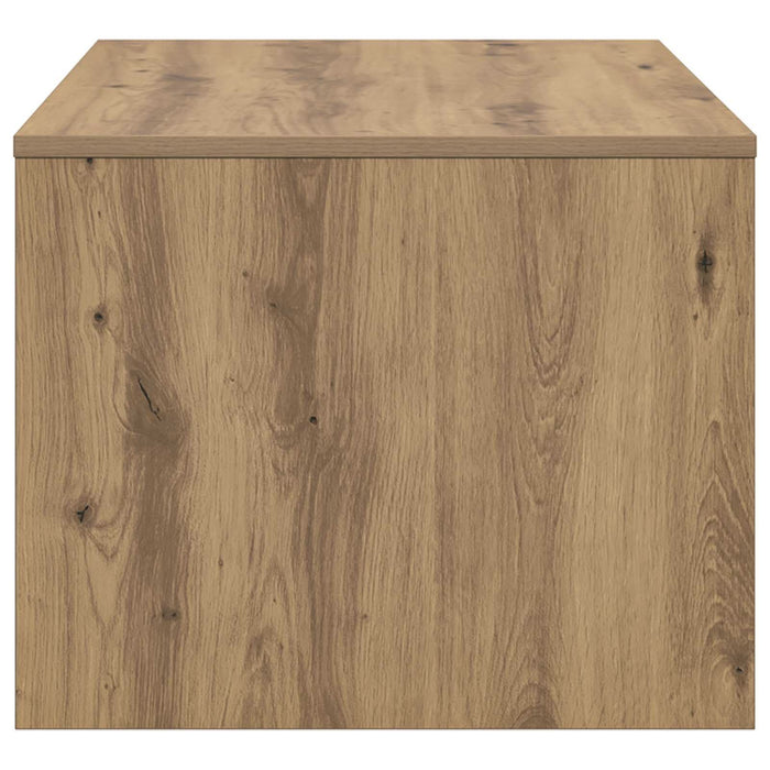 Masă de cafea Stejar Artizanal 80 x 50 x 40 cm Lemn compozit - WALTI WALTI