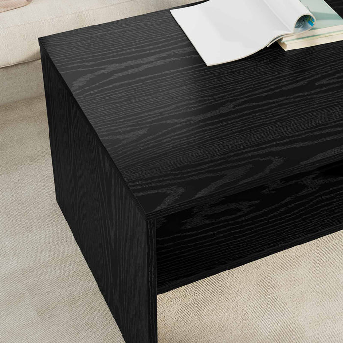 Masă de cafea Stejar Negru 100 x 50 x 40 cm Lemn compozit - WALTI WALTI
