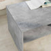 Masă de cafea Gri din beton 100 x 50 x 40 cm Lemn compozit - WALTI WALTI