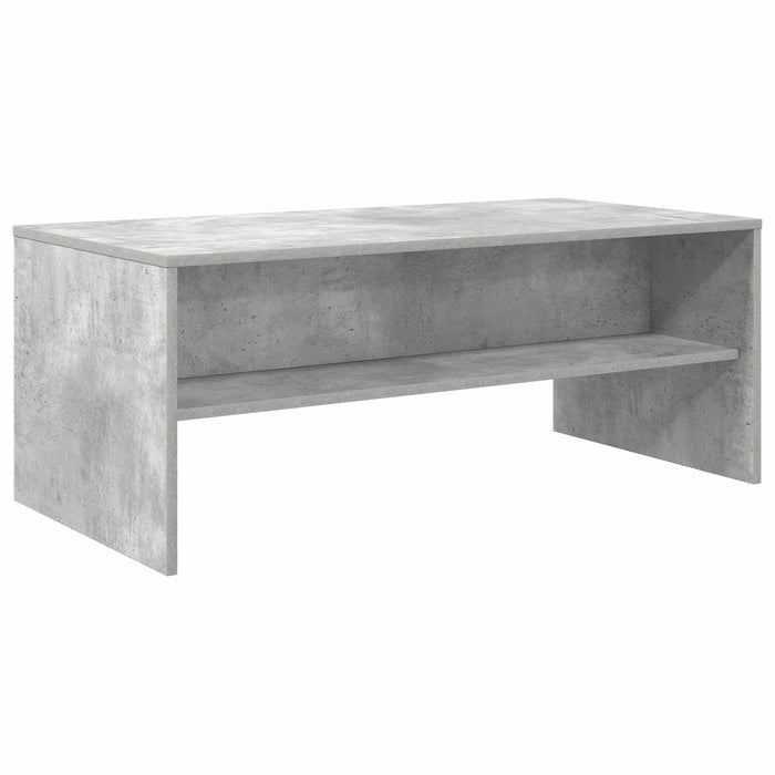 Masă de cafea Gri din beton 100 x 50 x 40 cm Lemn compozit - WALTI WALTI