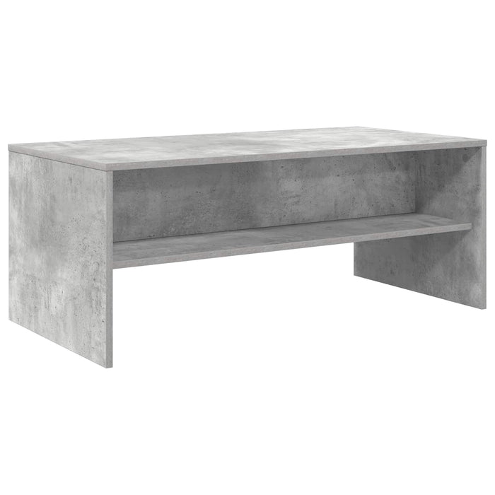 Masă de cafea Gri din beton 100 x 50 x 40 cm Lemn compozit - WALTI WALTI