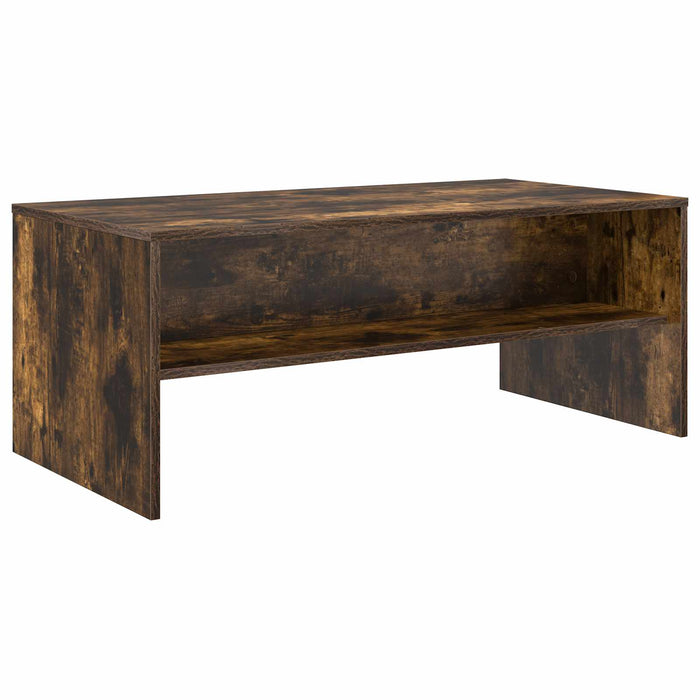 Masă de cafea Stejar fumuriu 100 x 50 x 40 cm Lemn compozit - WALTI WALTI