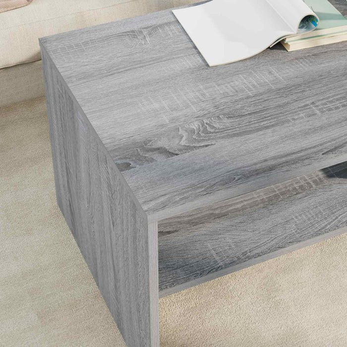 Masă de cafea Gri Sonoma 100 x 50 x 40 cm Lemn compozit - WALTI WALTI
