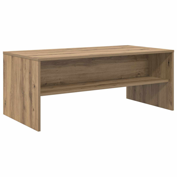 Masă de cafea Stejar Artizanal 100 x 50 x 40 cm Lemn compozit - WALTI WALTI