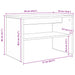 Cabinet TV Lemn vechi 60 x 35 x 40 cm Lemn compozit - WALTI WALTI
