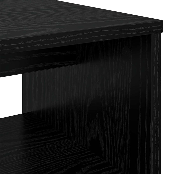 Cabinet TV Stejar Negru 80 x 35 x 40 cm Lemn compozit - WALTI WALTI