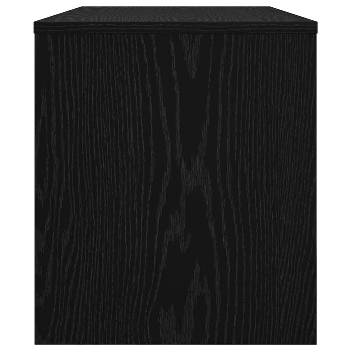 Cabinet TV Stejar Negru 80 x 35 x 40 cm Lemn compozit - WALTI WALTI