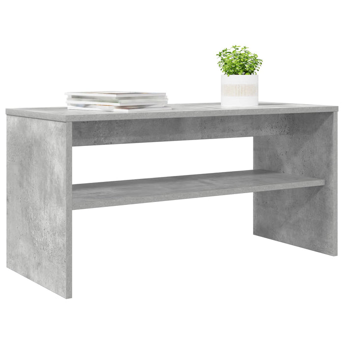 Cabinet TV Gri din beton 80 x 35 x 40 cm Lemn compozit - WALTI WALTI