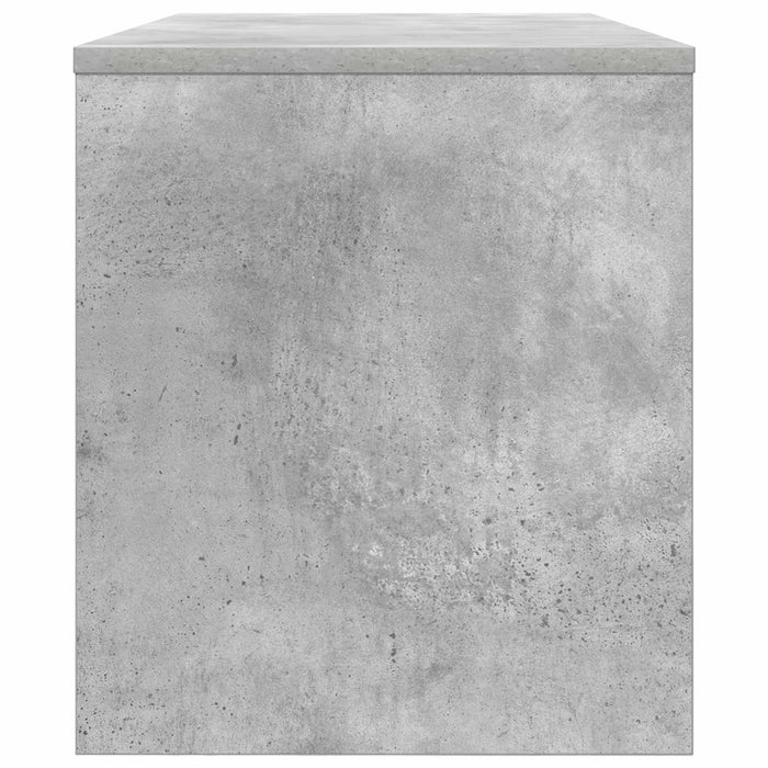 Cabinet TV Gri din beton 80 x 35 x 40 cm Lemn compozit - WALTI WALTI