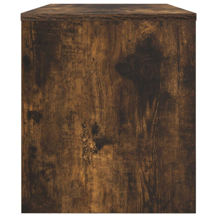 Cabinet TV Stejar fumuriu 80 x 35 x 40 cm Lemn compozit - WALTI WALTI