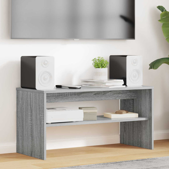 Cabinet TV Gri Sonoma 80 x 35 x 40 cm Lemn compozit - WALTI WALTI