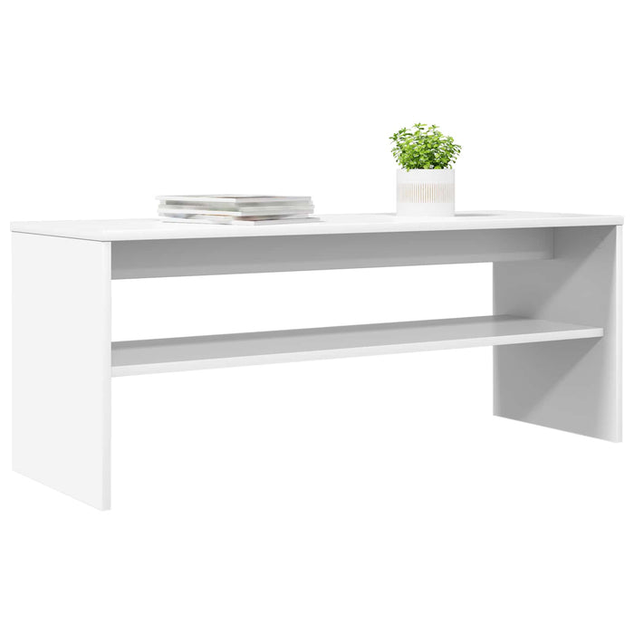Cabinet TV Alb 100 x 35 x 40 cm Lemn compozit - WALTI WALTI