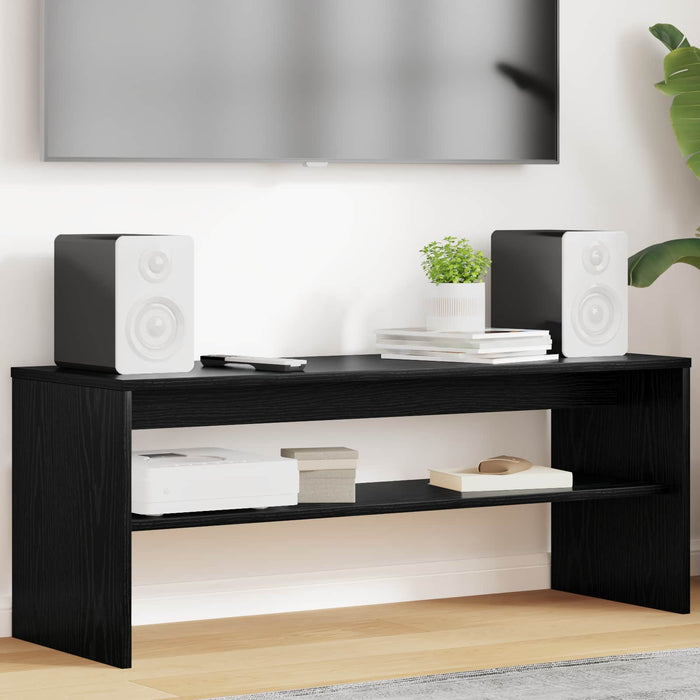 Cabinet TV Stejar Negru 100 x 35 x 40 cm Lemn compozit - WALTI WALTI