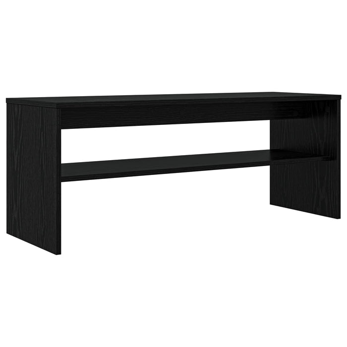 Cabinet TV Stejar Negru 100 x 35 x 40 cm Lemn compozit - WALTI WALTI