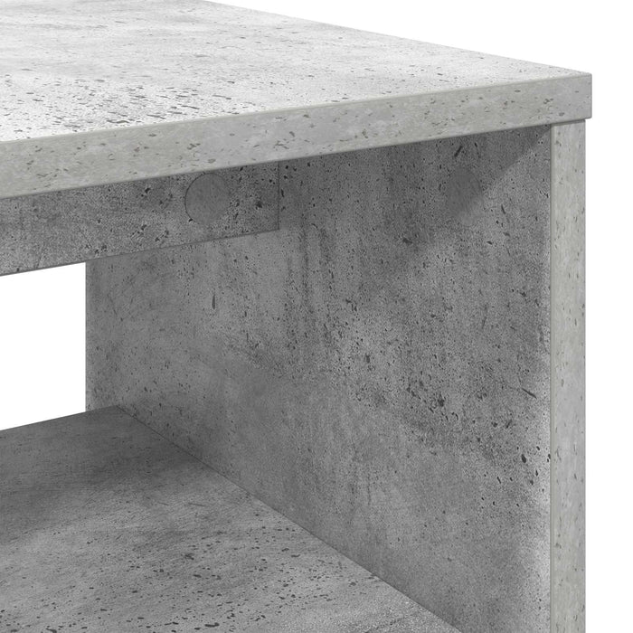 Cabinet TV Gri din beton 100 x 35 x 40 cm Lemn compozit - WALTI WALTI
