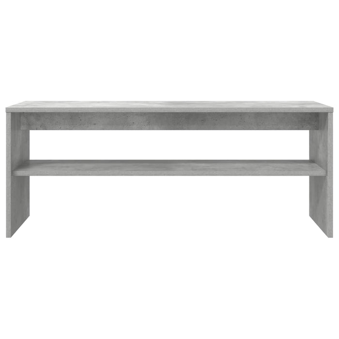 Cabinet TV Gri din beton 100 x 35 x 40 cm Lemn compozit - WALTI WALTI