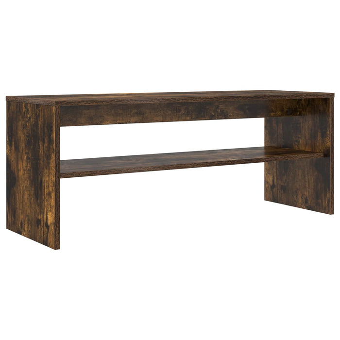Cabinet TV Stejar fumuriu 100 x 35 x 40 cm Lemn compozit - WALTI WALTI