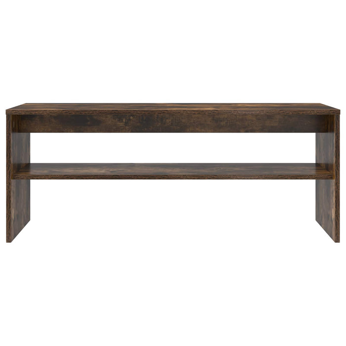 Cabinet TV Stejar fumuriu 100 x 35 x 40 cm Lemn compozit - WALTI WALTI