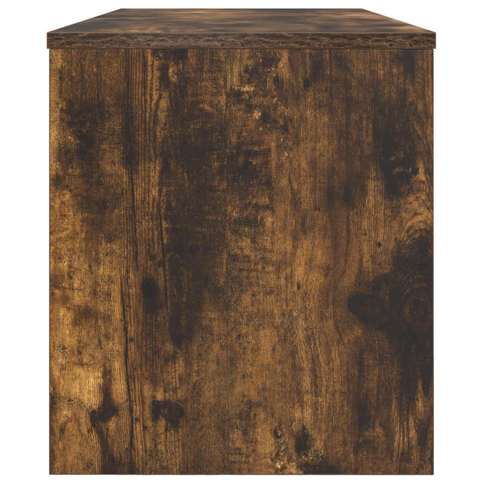 Cabinet TV Stejar fumuriu 100 x 35 x 40 cm Lemn compozit - WALTI WALTI