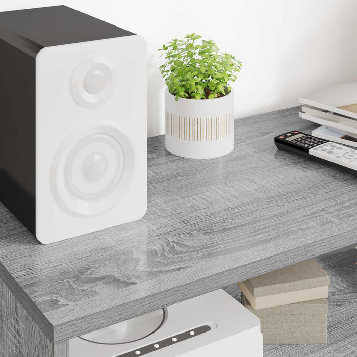 Cabinet TV Gri Sonoma 100 x 35 x 40 cm Lemn compozit - WALTI WALTI