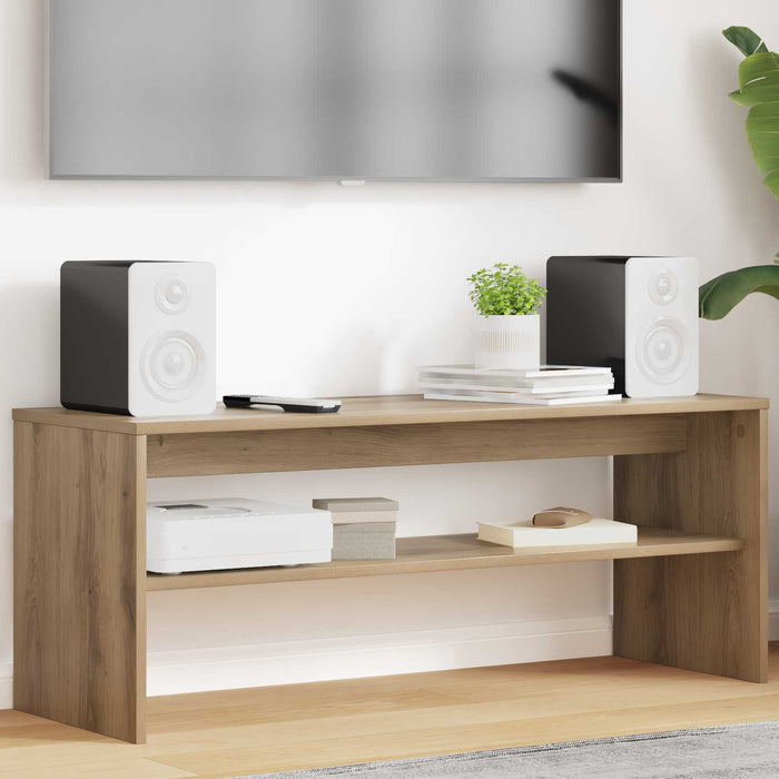 Cabinet TV Stejar Artizanal 100 x 35 x 40 cm Lemn compozit - WALTI WALTI