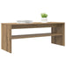Cabinet TV Stejar Artizanal 100 x 35 x 40 cm Lemn compozit - WALTI WALTI