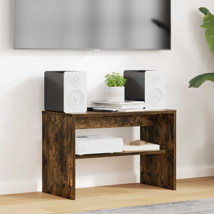 Cabinet TV Stejar fumuriu 60 x 30 x 40 cm Lemn compozit - WALTI WALTI