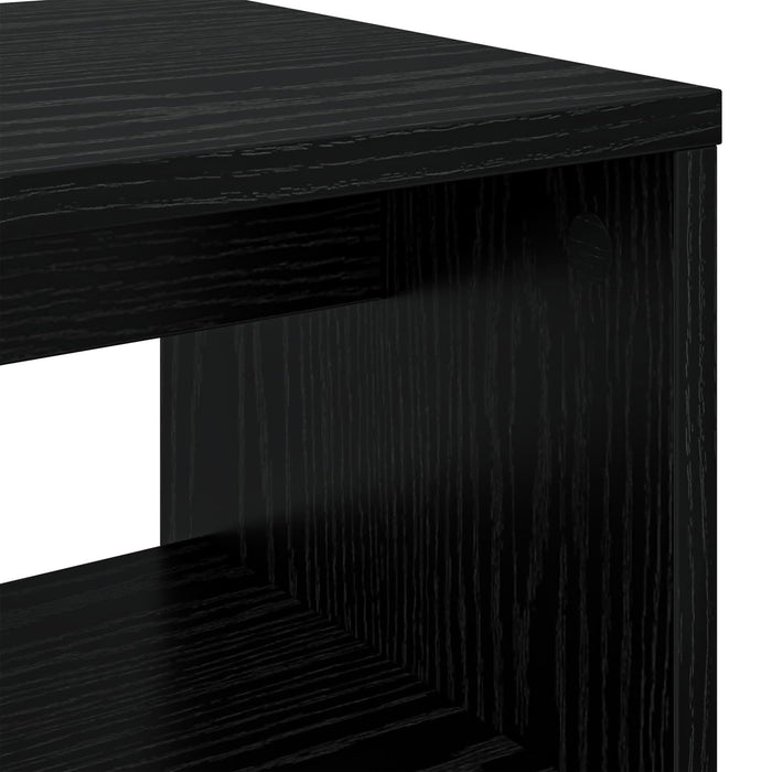 Cabinet TV Stejar Negru 80 x 30 x 40 cm Lemn compozit - WALTI WALTI
