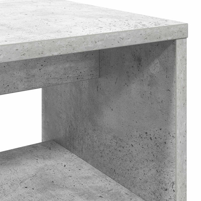 Cabinet TV Gri din beton 80 x 30 x 40 cm Lemn compozit - WALTI WALTI