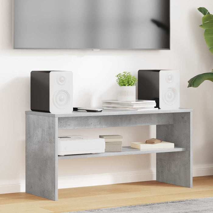 Cabinet TV Gri din beton 80 x 30 x 40 cm Lemn compozit - WALTI WALTI