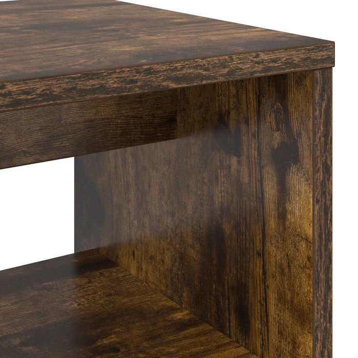 Cabinet TV Stejar fumuriu 80 x 30 x 40 cm Lemn compozit - WALTI WALTI