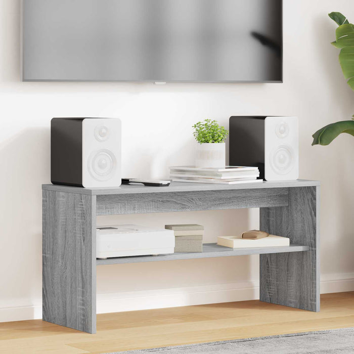 Cabinet TV Gri Sonoma 80 x 30 x 40 cm Lemn compozit - WALTI WALTI