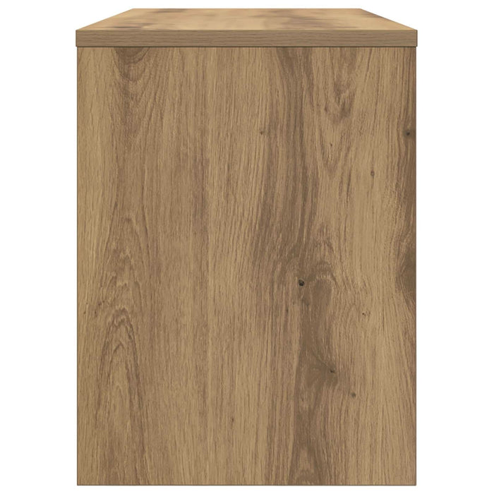 Cabinet TV Stejar Artizanal 80 x 30 x 40 cm Lemn compozit - WALTI WALTI
