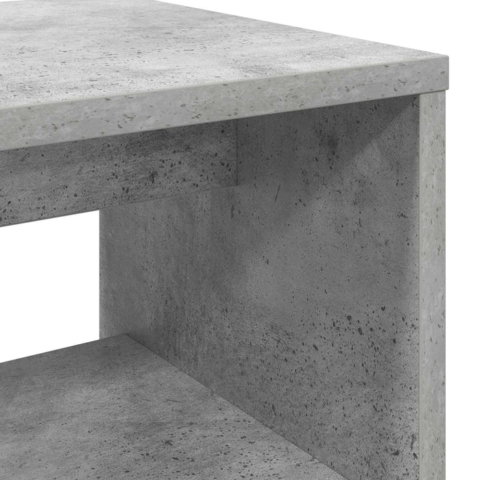 Cabinet TV Gri din beton 100 x 30 x 40 cm Lemn compozit - WALTI WALTI