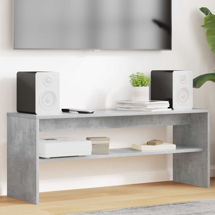 Cabinet TV Gri din beton 100 x 30 x 40 cm Lemn compozit - WALTI WALTI