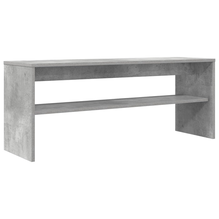 Cabinet TV Gri din beton 100 x 30 x 40 cm Lemn compozit - WALTI WALTI