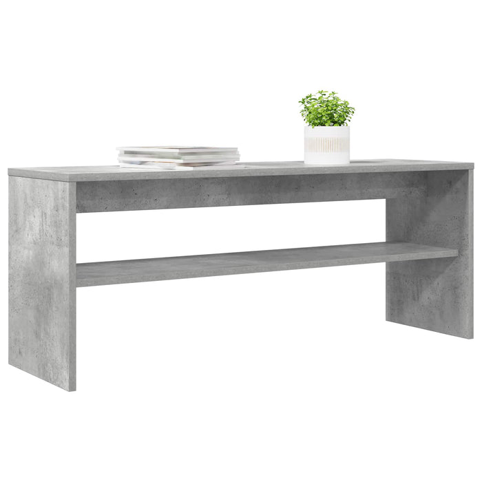Cabinet TV Gri din beton 100 x 30 x 40 cm Lemn compozit - WALTI WALTI
