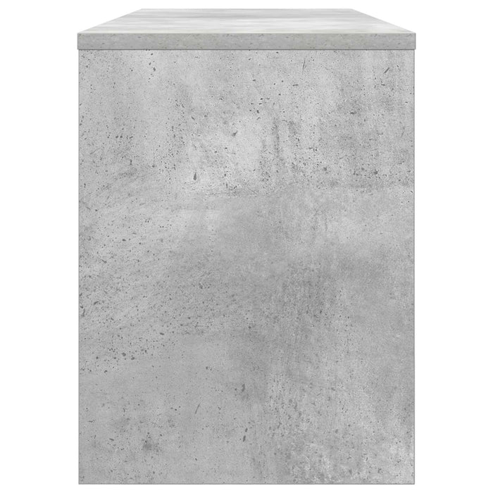 Cabinet TV Gri din beton 100 x 30 x 40 cm Lemn compozit - WALTI WALTI