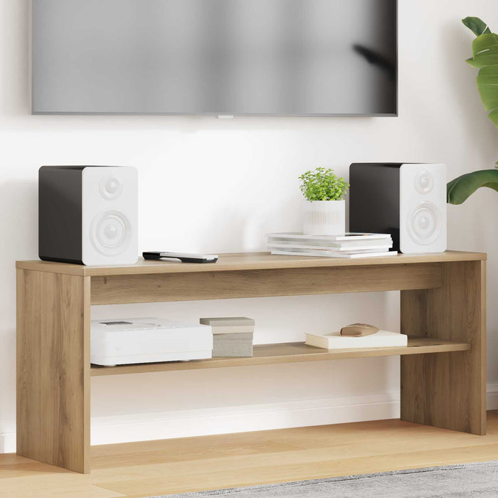 Cabinet TV Stejar Artizanal 100 x 30 x 40 cm Lemn compozit - WALTI WALTI