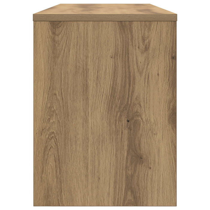 Cabinet TV Stejar Artizanal 100 x 30 x 40 cm Lemn compozit - WALTI WALTI