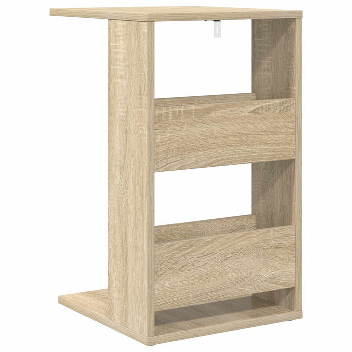 Masă laterală Stejar Sonoma 40 x 35 x 60,5 cm Lemn compozit - WALTI WALTI