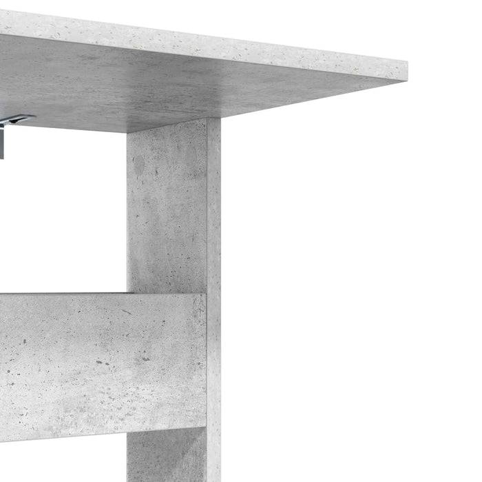 Masă laterală Gri din beton 40 x 35 x 60,5 cm Lemn compozit - WALTI WALTI