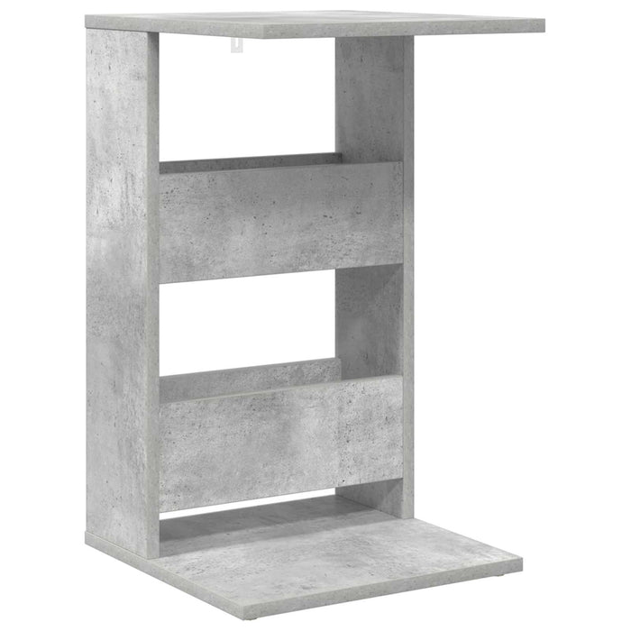 Masă laterală Gri din beton 40 x 35 x 60,5 cm Lemn compozit - WALTI WALTI