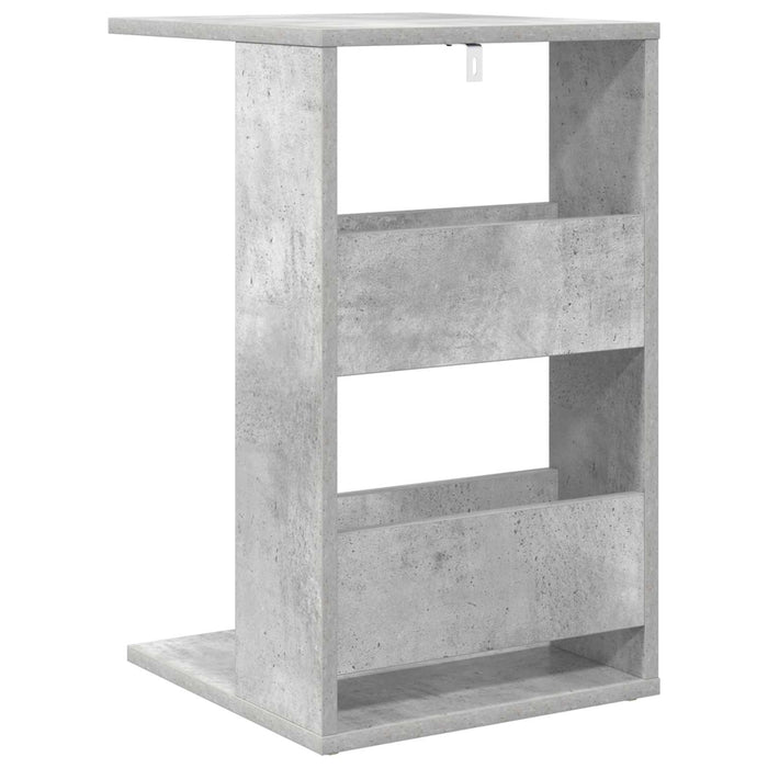 Masă laterală Gri din beton 40 x 35 x 60,5 cm Lemn compozit - WALTI WALTI