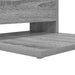 Masă laterală Gri Sonoma 40 x 35 x 60,5 cm Lemn compozit - WALTI WALTI
