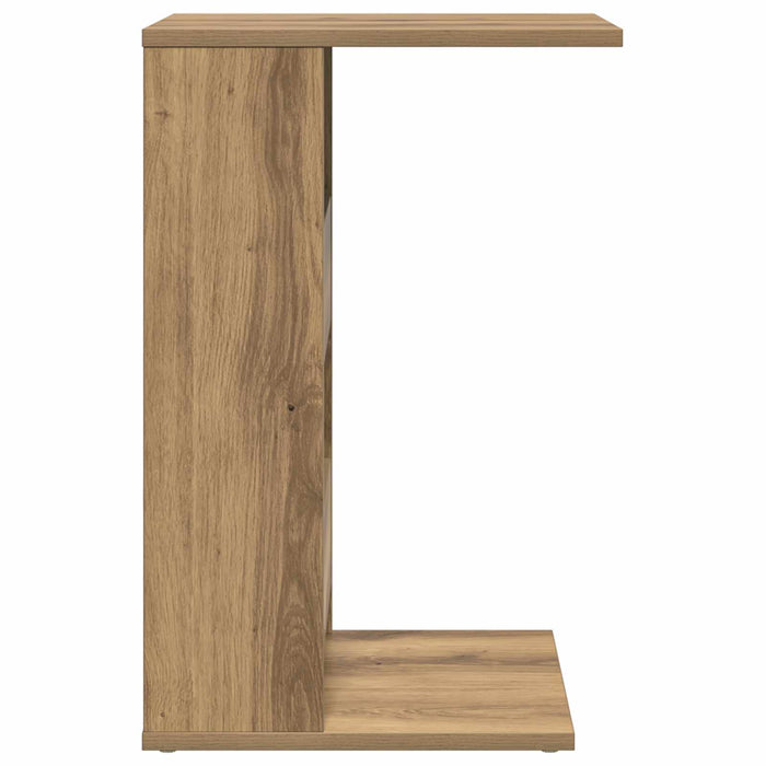 Masă laterală Stejar Artizanal 40 x 35 x 60,5 cm Lemn compozit - WALTI WALTI