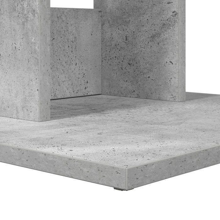 Masă laterală Gri din beton 45 x 40 x 62,5 cm Lemn compozit - WALTI WALTI