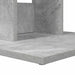 Masă laterală Gri din beton 45 x 40 x 62,5 cm Lemn compozit - WALTI WALTI