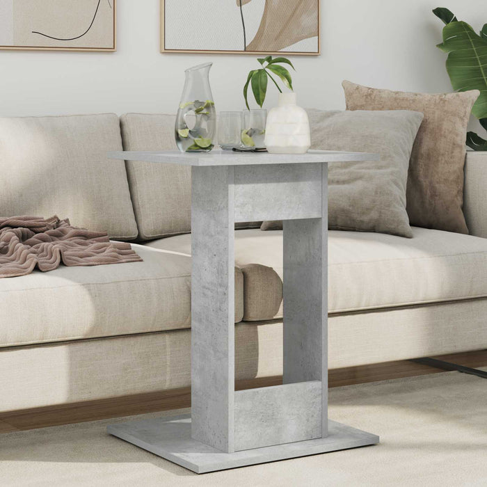 Masă laterală Gri din beton 45 x 40 x 62,5 cm Lemn compozit - WALTI WALTI