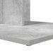 Masă laterală Gri din beton 45 x 40 x 62,5 cm Lemn compozit - WALTI WALTI